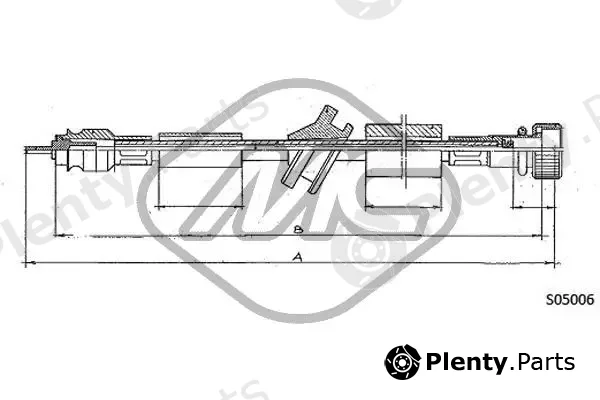 Metalcaucho 80913 — Speedometer Cable