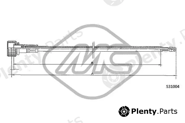 Metalcaucho 83645 — Speedometer Cable