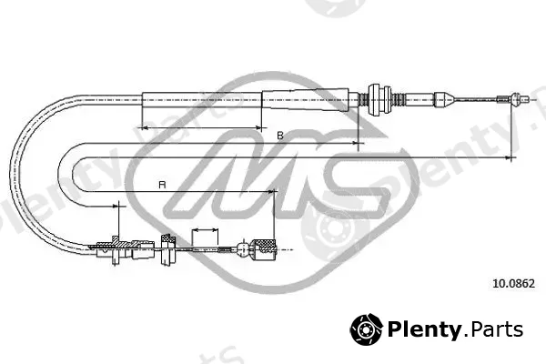 Metalcaucho 83824 — Accelerator Cable