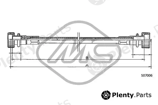 Metalcaucho 81175 — Speedometer Cable