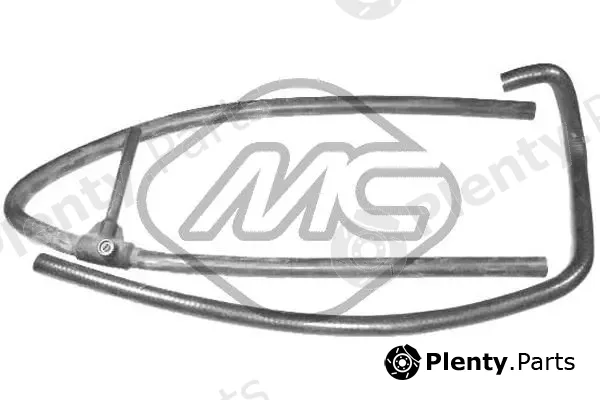 Metalcaucho 09407 — Hose, heat exchanger (heating)