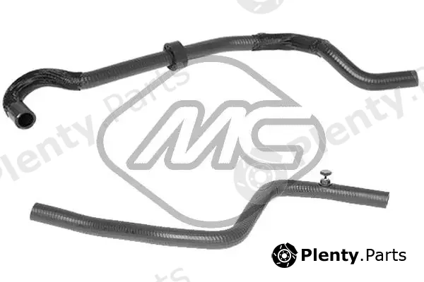 Metalcaucho 09455 — Hose, heat exchanger (heating)