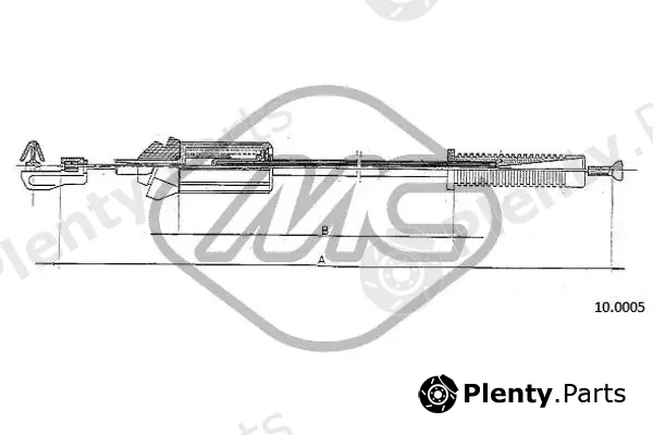 Metalcaucho 80898 — Accelerator Cable