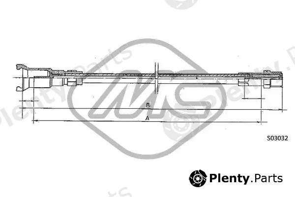 Metalcaucho 80781 — Speedometer Cable