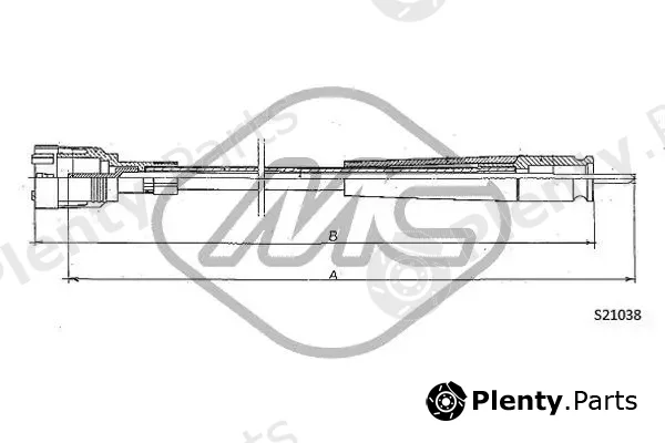 Metalcaucho 82759 — Speedometer Cable