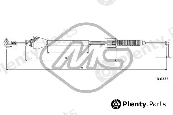 Metalcaucho 83190 — Accelerator Cable