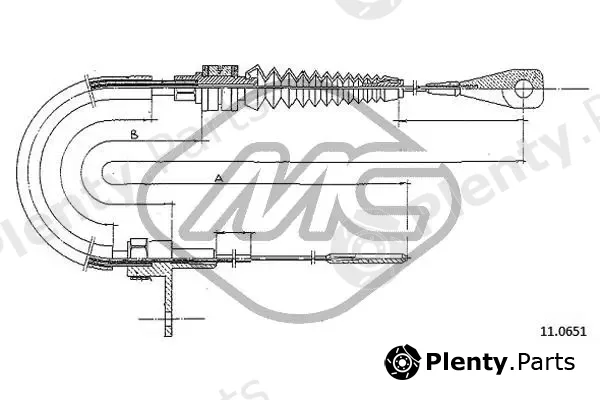 Metalcaucho 83840 — Accelerator Cable