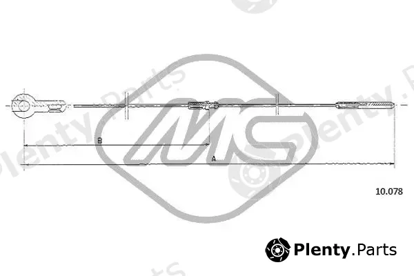 Metalcaucho 83806 — Accelerator Cable