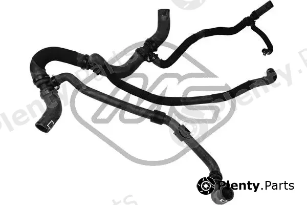 Metalcaucho 98163 — Radiator Hose