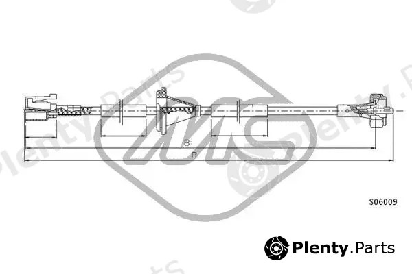 Metalcaucho 82292 — Speedometer Cable