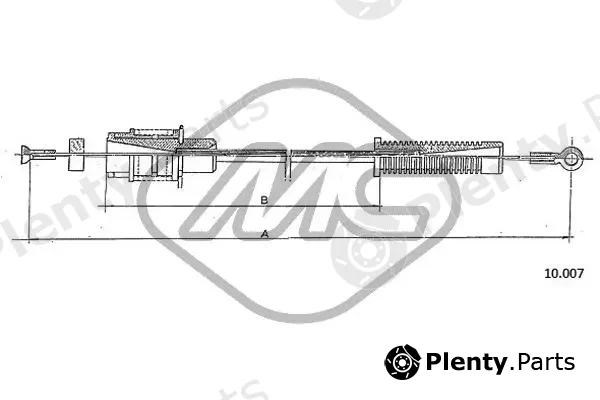 Metalcaucho 80884 — Accelerator Cable