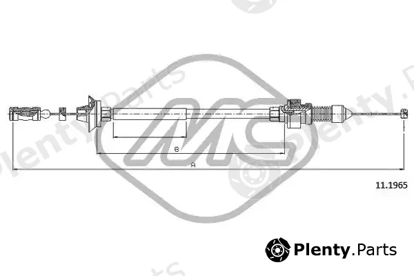 Metalcaucho 80901 — Accelerator Cable