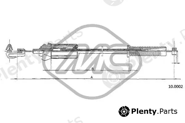 Metalcaucho 80896 — Accelerator Cable