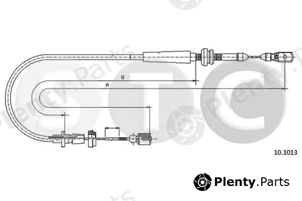 STC T483834 — Accelerator Cable