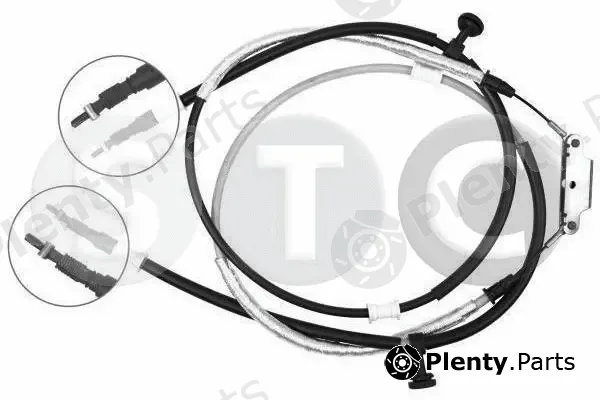 STC T480067 — Cable Pull, parking brake
