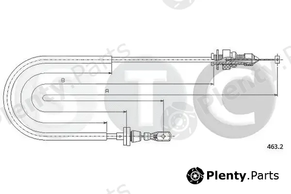STC T481528 — Accelerator Cable