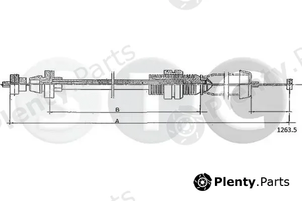 STC T481472 — Accelerator Cable