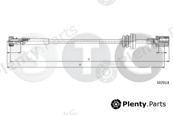 STC T481242 — Speedometer Cable