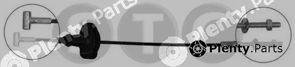 STC T481805 — Cable Pull, parking brake