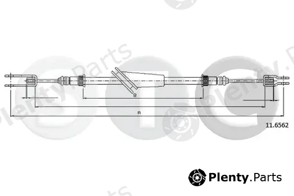 STC T483133 — Cable Pull, parking brake