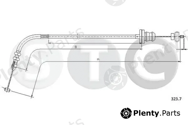 STC T482120 — Accelerator Cable