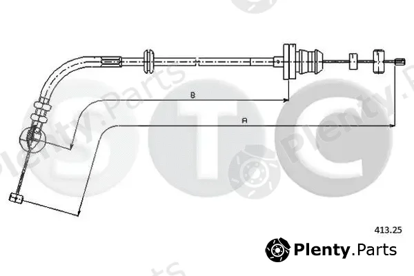 STC T481512 — Accelerator Cable