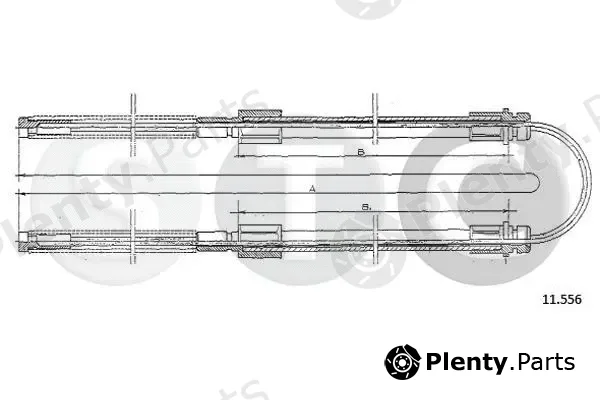 STC T481767 — Cable Pull, parking brake
