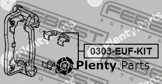 Febest 0303-EUF-KIT — Accessory Kit, disc brake pad