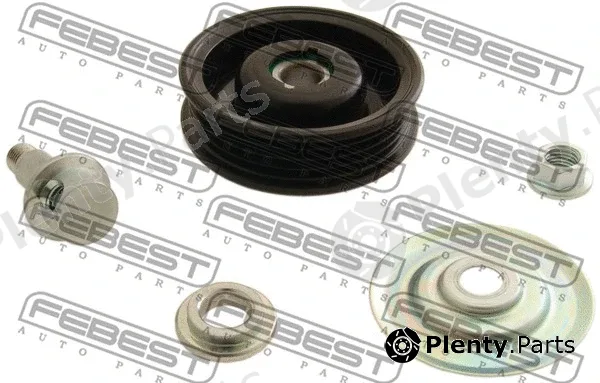 Febest 0187-HDJ100 — Tensioner Pulley, V-ribbed belt