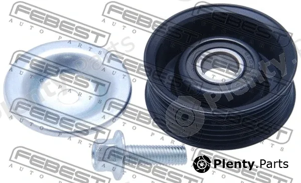 Febest 0587-DE — Tensioner Pulley, V-ribbed belt