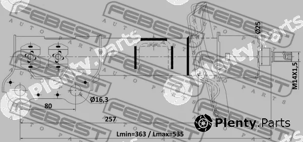 Febest 22110-003FR — Shock Absorber
