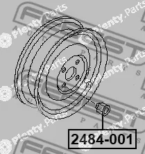 Febest 2485B-001 — Wheel Stud