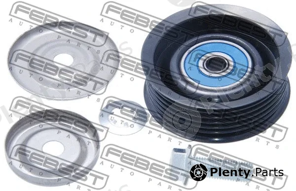 Febest 2488-KOL — Deflection/Guide Pulley, V-ribbed belt