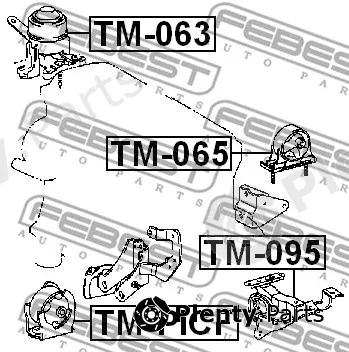 Mounting, engine