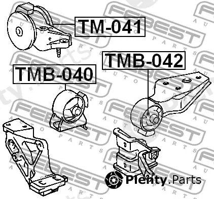 Mounting, engine