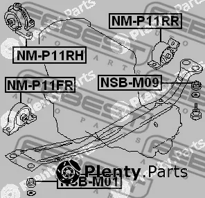 Mounting, engine