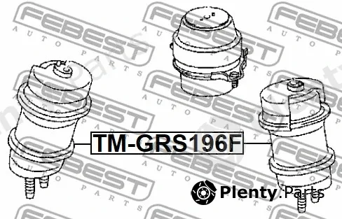 Febest TM-GRS196F — Mounting, engine