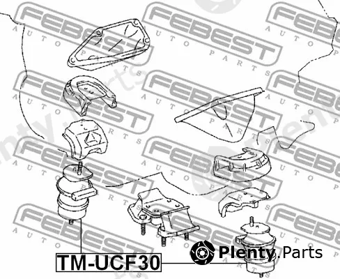 Mounting, engine