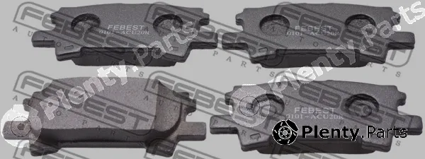 Febest 0101-ACU20R — Brake Pad Set, disc brake