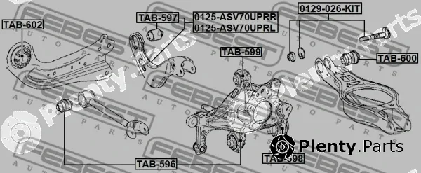 Febest 0129-026-KIT — Camber Correction Screw