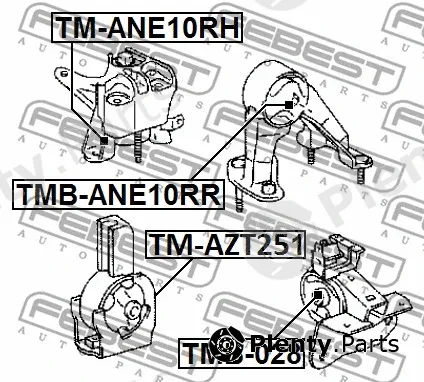 Mounting, engine