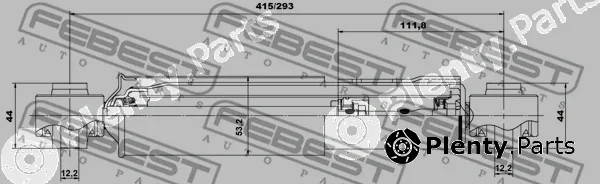 Febest 01650975R — Shock Absorber