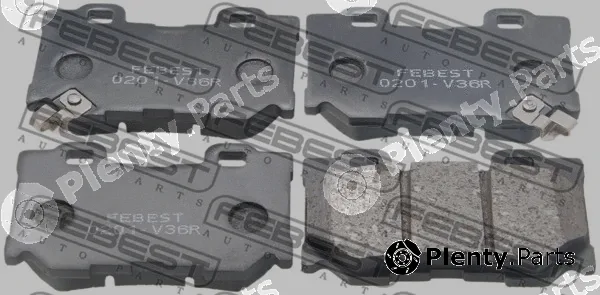 Febest 0201-V36R — Brake Pad Set, disc brake