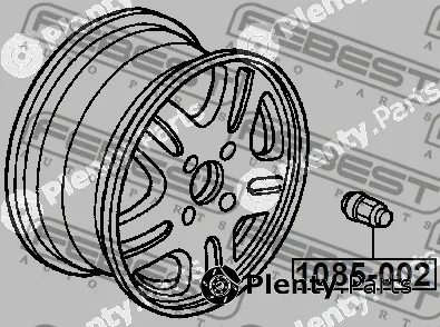 Febest 1085-002 — Wheel Nut