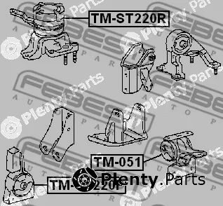 Mounting, engine