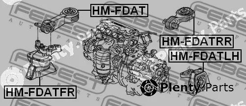 Mounting, engine