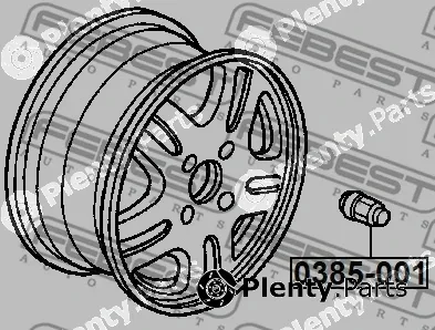 Febest 0385-001 — Wheel Nut