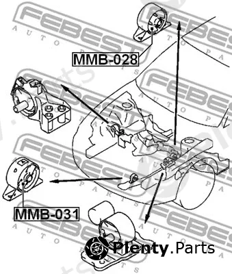 Mounting, engine