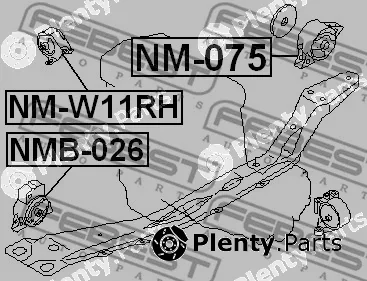 Mounting, engine