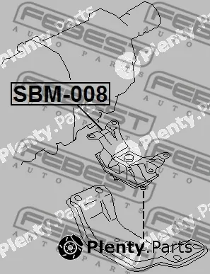 Mounting, engine